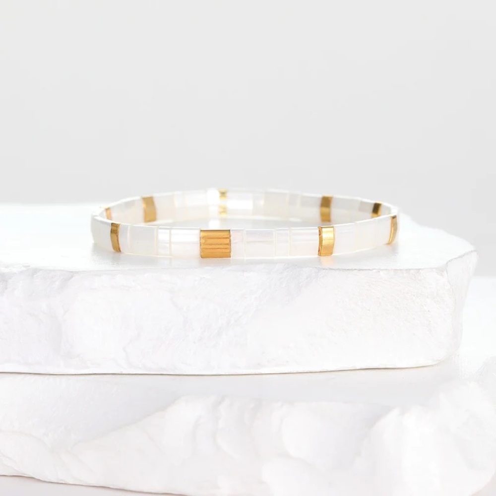 Koss Design Snow Beaded Bracelet